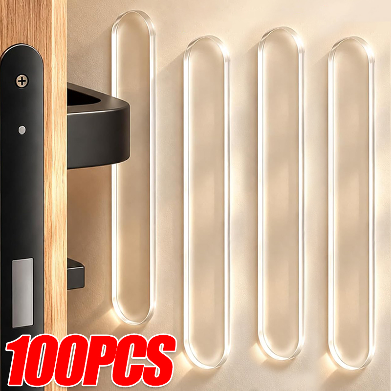 Furniture Hardware Latch - Strip Pelindung Kabinet Silikon Perekat Diri