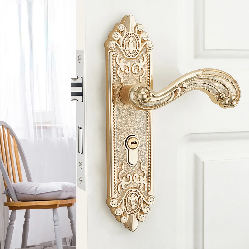 Furniture Hardware Locks - Gagang Pintu Interior Eropa yang Senyap,