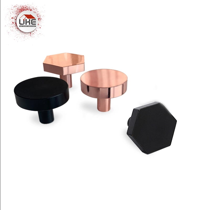 Furniture Hardware Restoration - UKE Kenop Furnitur Aluminium Hitam Kabinet