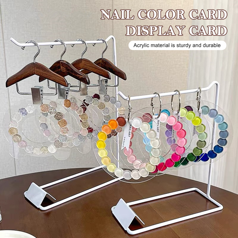 Furniture Hardware Nails - 【B】Papan Display Kartu Warna Kuku, Template
