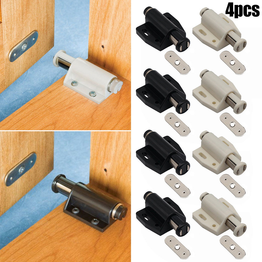 Furniture Hardware Latch - 4 buah/pak Magnet pintu kabinet menangkap