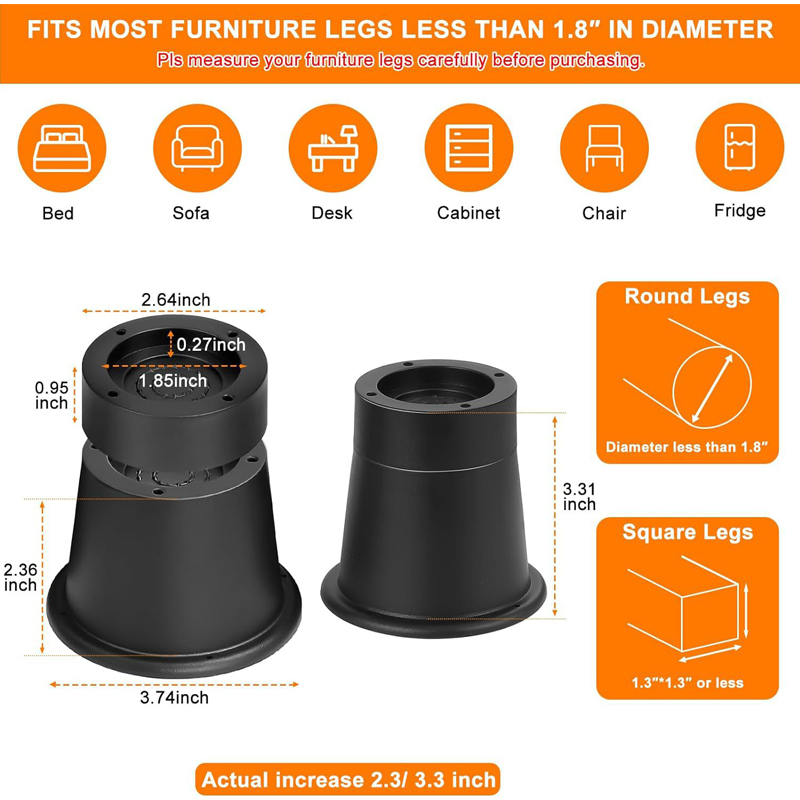 4 Buah Pengangkat Furnitur Tug - Furniture Hardware Brackets ulasan dan harga