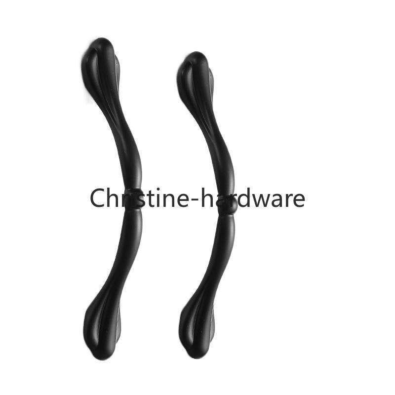 Gagang Kabinet Hitam dari Seng - Furniture Hardware Restoration ulasan dan harga