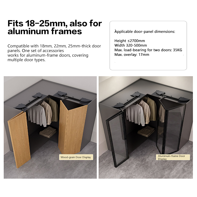 Set Perlengkapan Pintu Lipat 2 - Furniture Rails Hardware ulasan dan harga