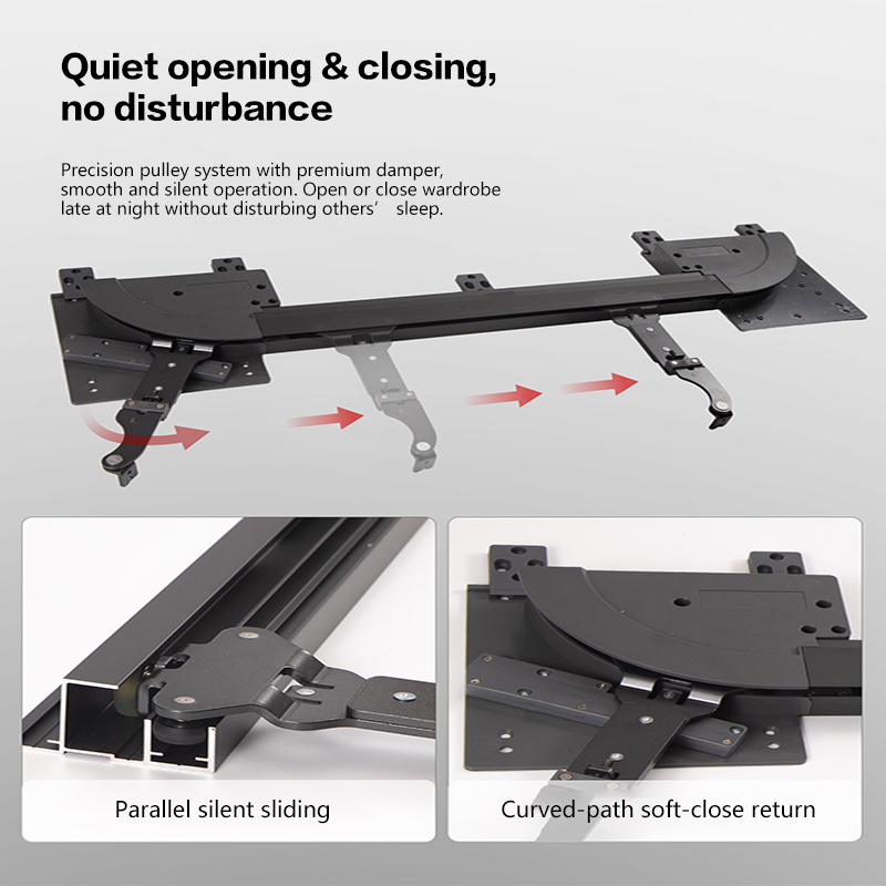 Set Perlengkapan Pintu Lipat 2 - Furniture Rails Hardware ulasan dan harga