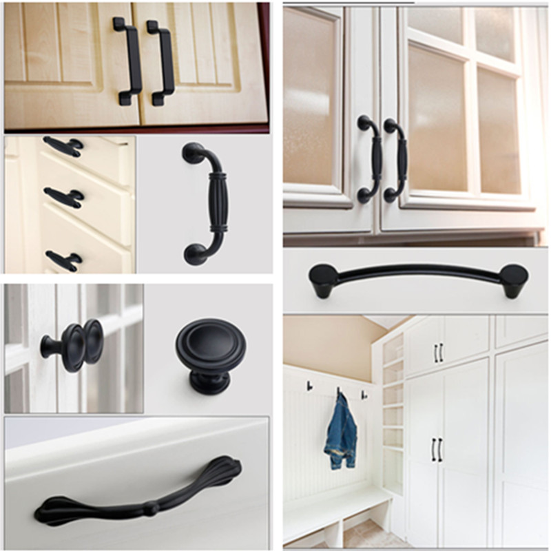 Gagang Hitam untuk Kenop Kabin - Furniture Hardware Restoration ulasan dan harga
