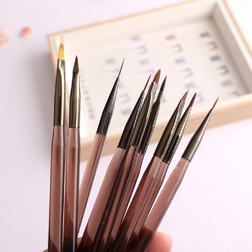 9Pcs Set Kuas Nail Art Multi H - Furniture Hardware Nails ulasan dan harga