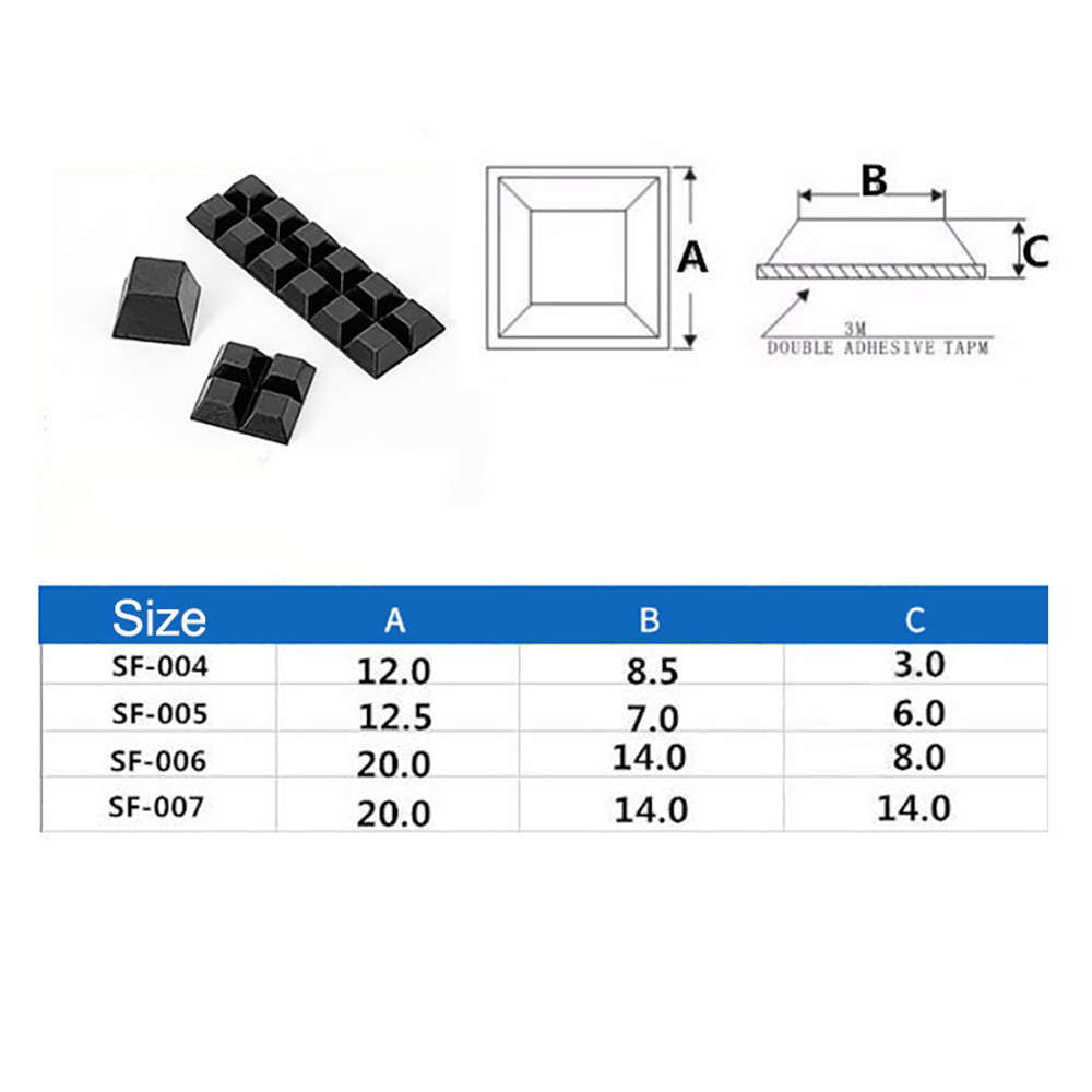 10/20 buah alas kaki karet sil - Furniture Hardware Brackets ulasan dan harga