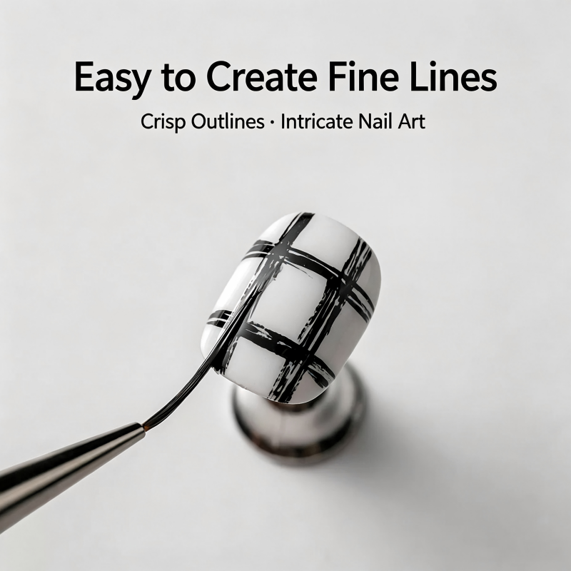 Kuas Liner Kuku Ultra Halus 6- - Furniture Hardware Nails ulasan dan harga