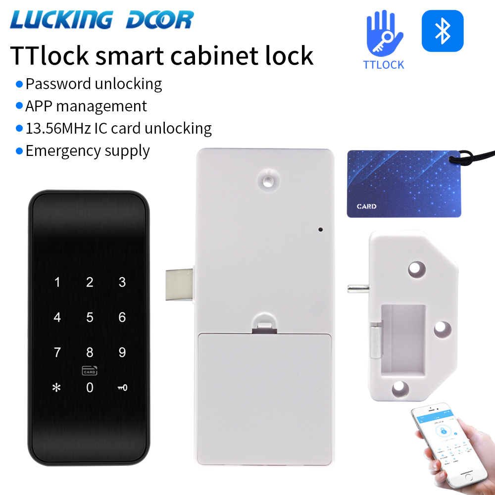 TTLOCK kunci laci sidik jari 1 - Furniture Hardware Locks ulasan dan harga