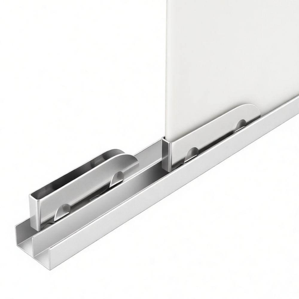 Rel Pintu Geser Kaca 5mm, Prof - Furniture Rails Hardware ulasan dan harga