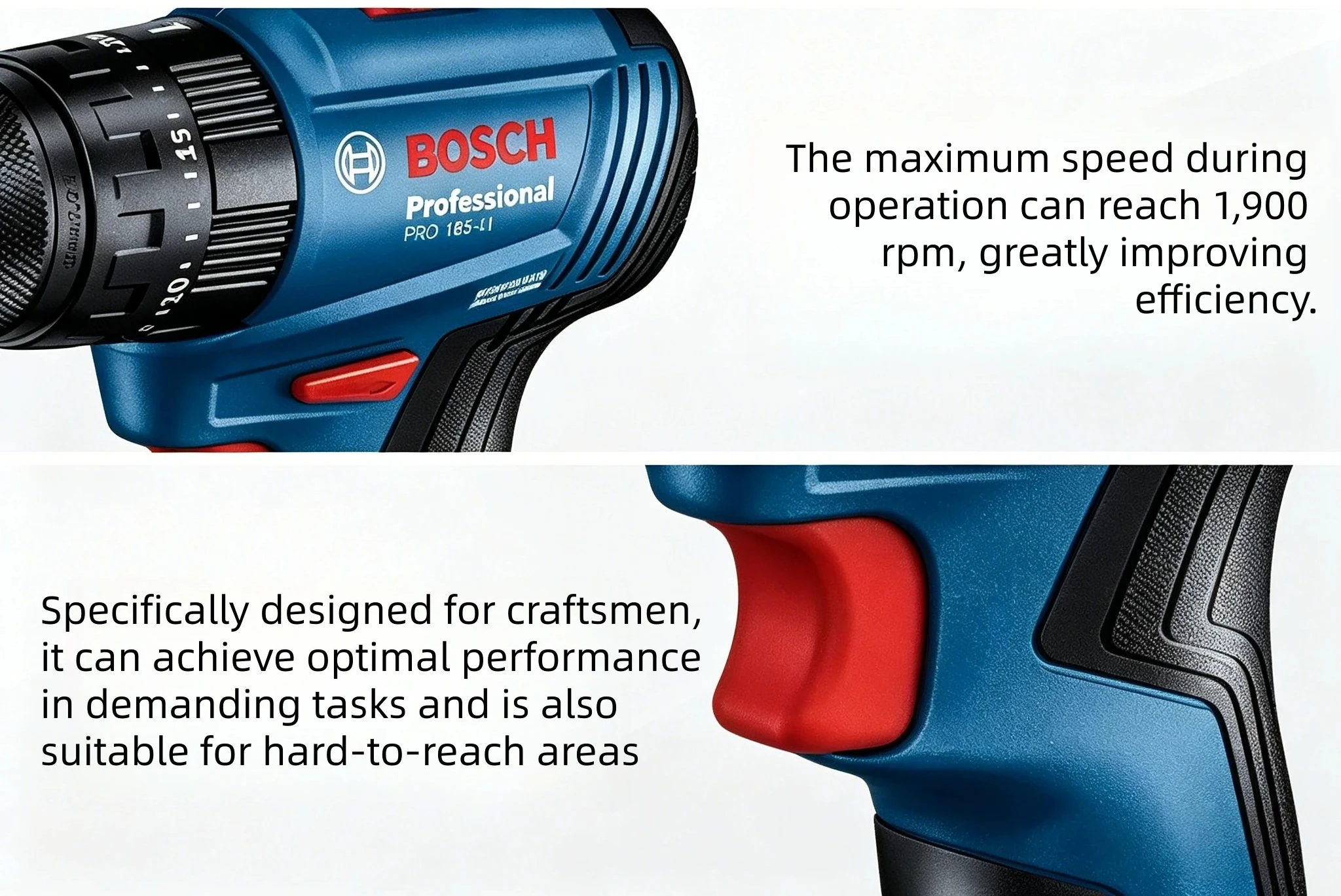 BOSCH GSB 185-LI Bor Impak Tan - Bosch Drill Gsb 18V ulasan dan harga