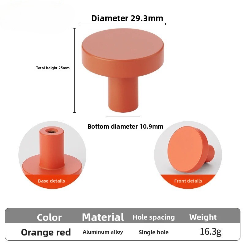 Pintu Kabinet Warna Oranye/Mer - Furniture Hardware Restoration ulasan dan harga